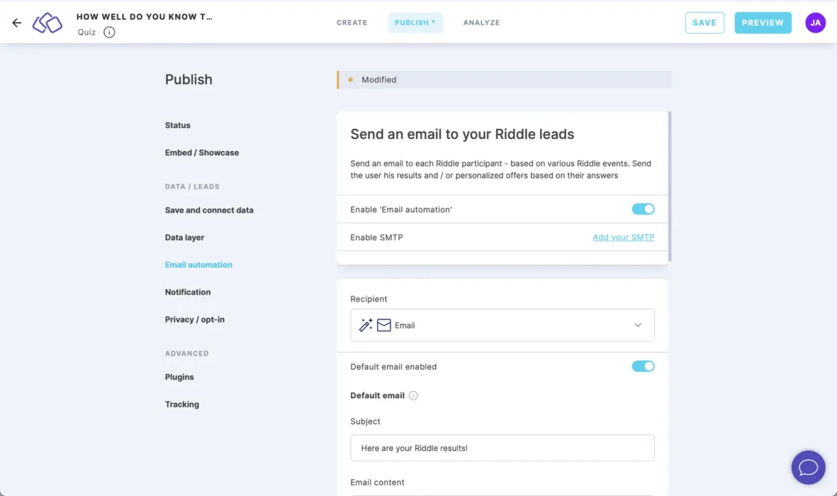 Email Automatisierung