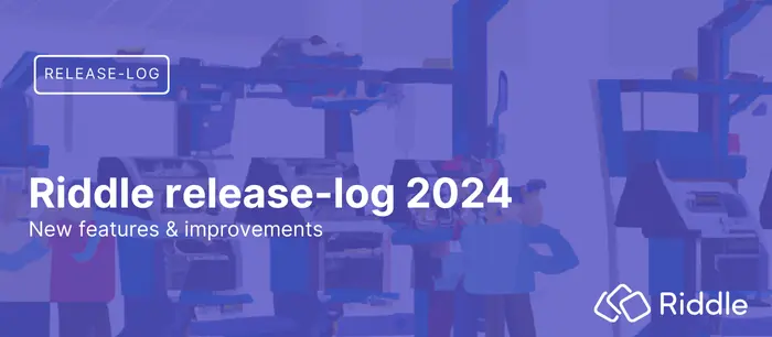 Riddle Release Log 2024 Blog Header