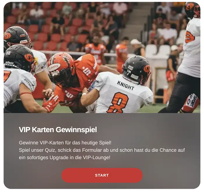 American Football Sample Quiz Saarland Hurricanes